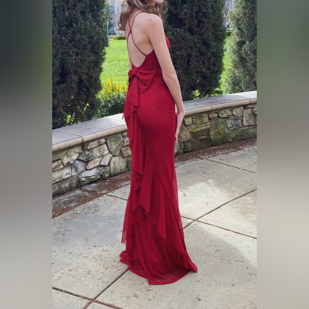 Red prom dress